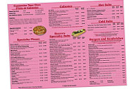 Rocco's Pizza House menu