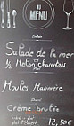 L'atelier Royan menu