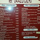 chaud bouillant pizzeria menu