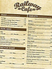 Railway Cafe menu