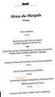 Château De Massillan menu