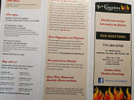 Ten Cousins Brick Oven menu