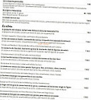 Restaurant a l'Agneau menu