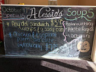 Alessio S Pizza menu