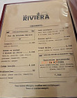 La riviera menu