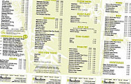 Bamboo Express menu