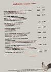 Le Chou'Heim menu