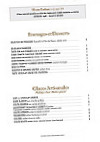 Le Cafe Du Commerce menu