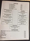 Hilltop Steak menu