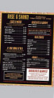 Mj's Burger House menu