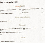 Hôtel De La Paix menu