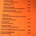 Gringo's Cantina Carte