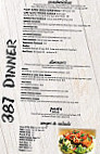 387 Beer Parlor menu