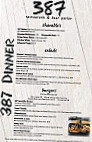 387 Beer Parlor menu