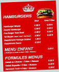 Au Snack Royal menu