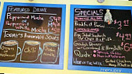 Ursa Major Bistro Coffee Shop menu