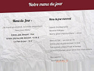 Le Verre' Maison menu