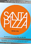 Santa Pizza menu