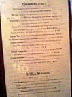 The Side Door Saloon menu