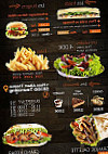 Ercan Kebab menu