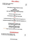 Auberge de Mulcey menu