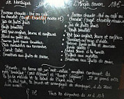 La Pleine Lune menu