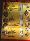 Ras Vatika Indian Vegetarian Cafe menu