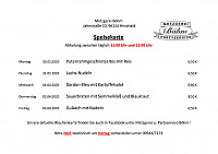 Metzgerei U. Partyservice Böhm menu