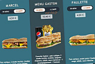 Speed Burger menu