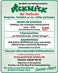 Bistro Picknick menu