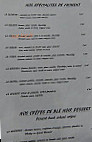 Creperie La Rozell menu