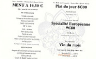 Le Mandarin menu