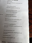 The Victoria Walshaw menu