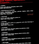 Pizza Calypso menu