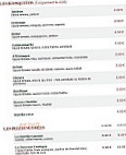 Le Kiosque à Pizzas menu