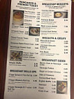 Cafe Marie menu