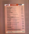 Buffalo Burger menu