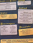 Cross Roads Cafe menu