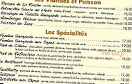 La Ruche menu