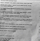 Pyrmont Point Hotel menu