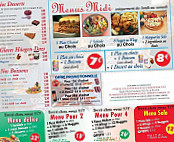 Andiamo Pizza menu