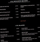 Steak House menu