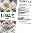 Lina's menu