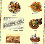 Chez Aicha l'Orientale menu