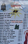 La Table Berbere menu