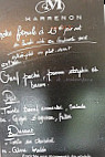 La Terrasse menu