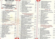 La Chine menu