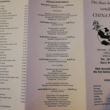 China Keuken Speisekarte