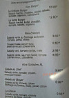 La Grillade menu