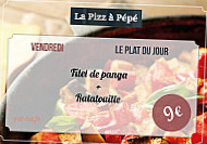 La Pizz À Pépé menu